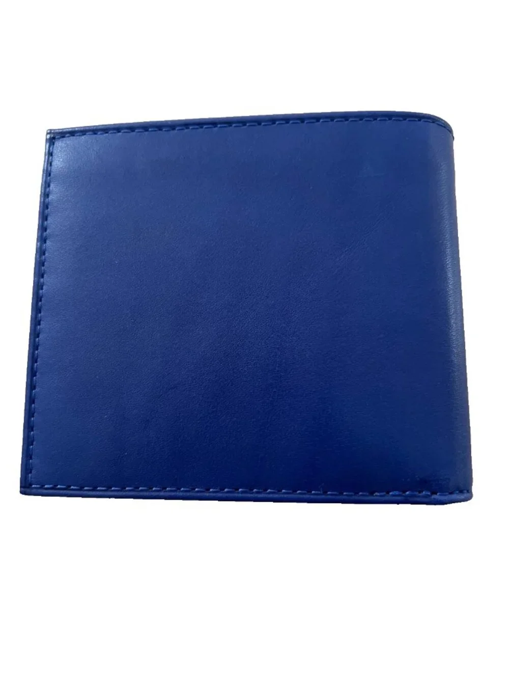Polo Ralph Lauren Leather Logo Blue Wallet Cardholder BiFold